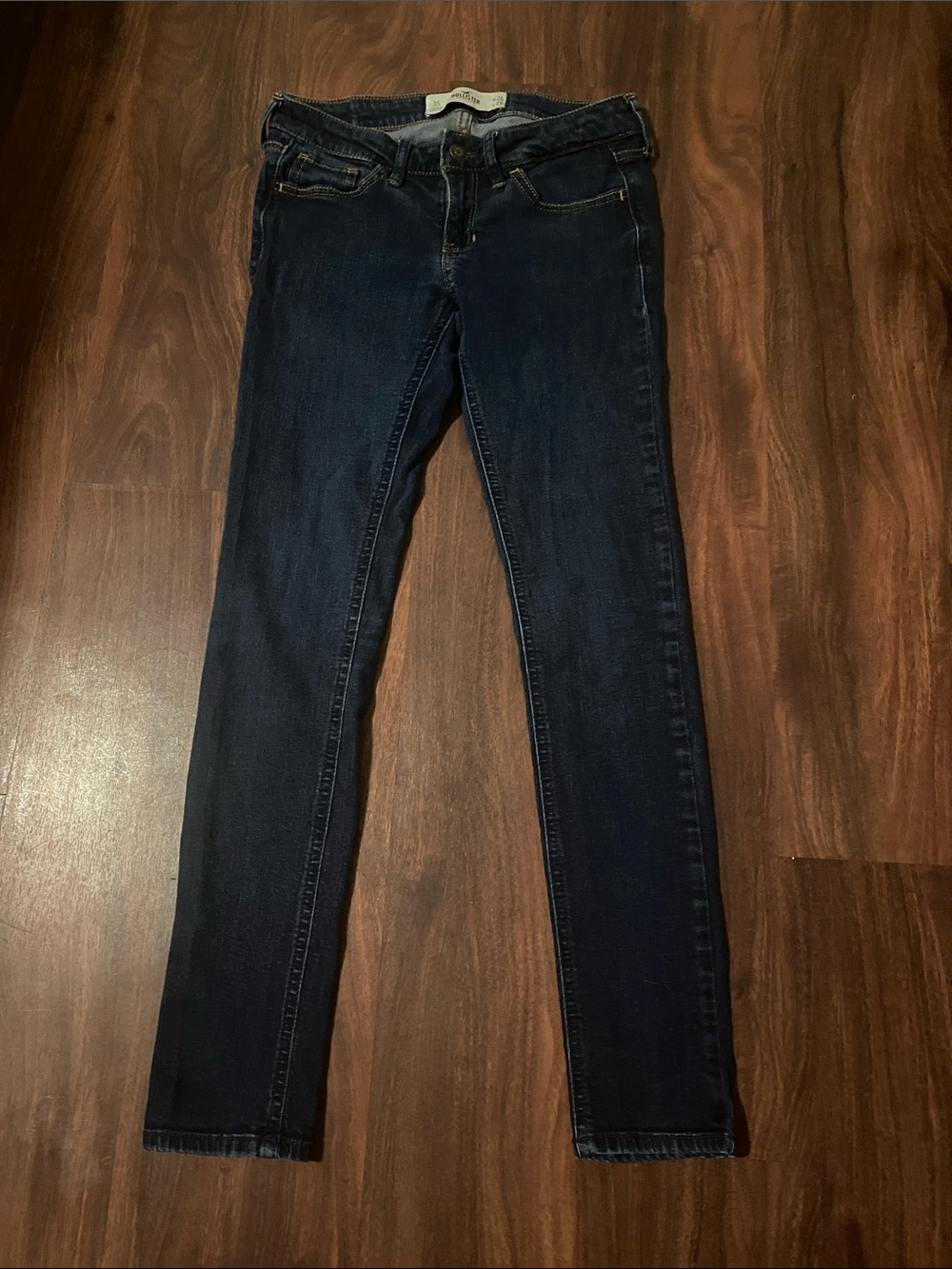 Hollister Dark Blue Women's Skinny Jeans